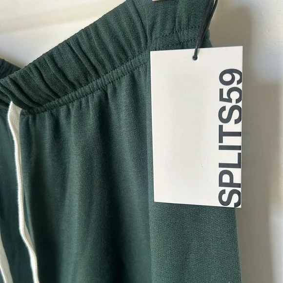Splits59 Andie Drawstring Sweatpants Military Green New with tags size medium - Picture 5 of 9
